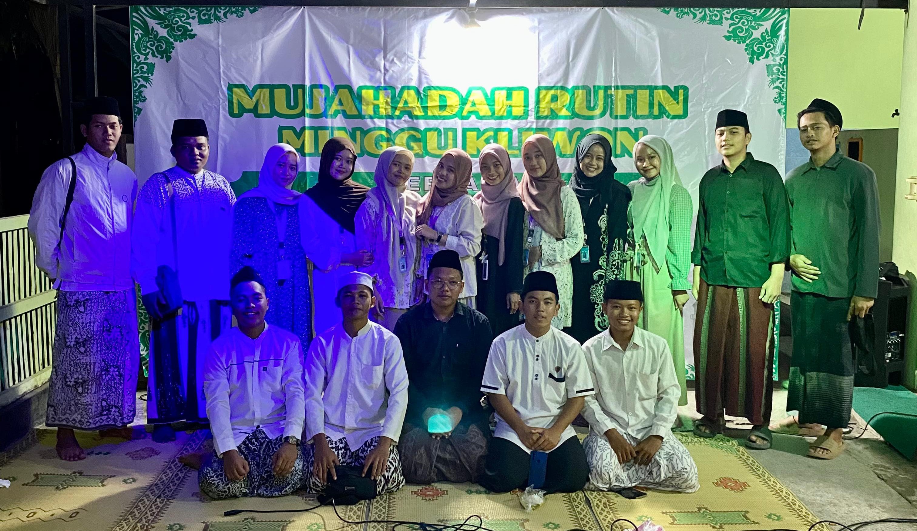 Majelis mujahadah rutin setiap malam minggu kliwon dusun  kiyaran